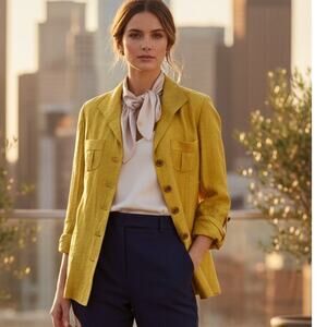 Classiques Entier linen blend jacket/shacket/blazer